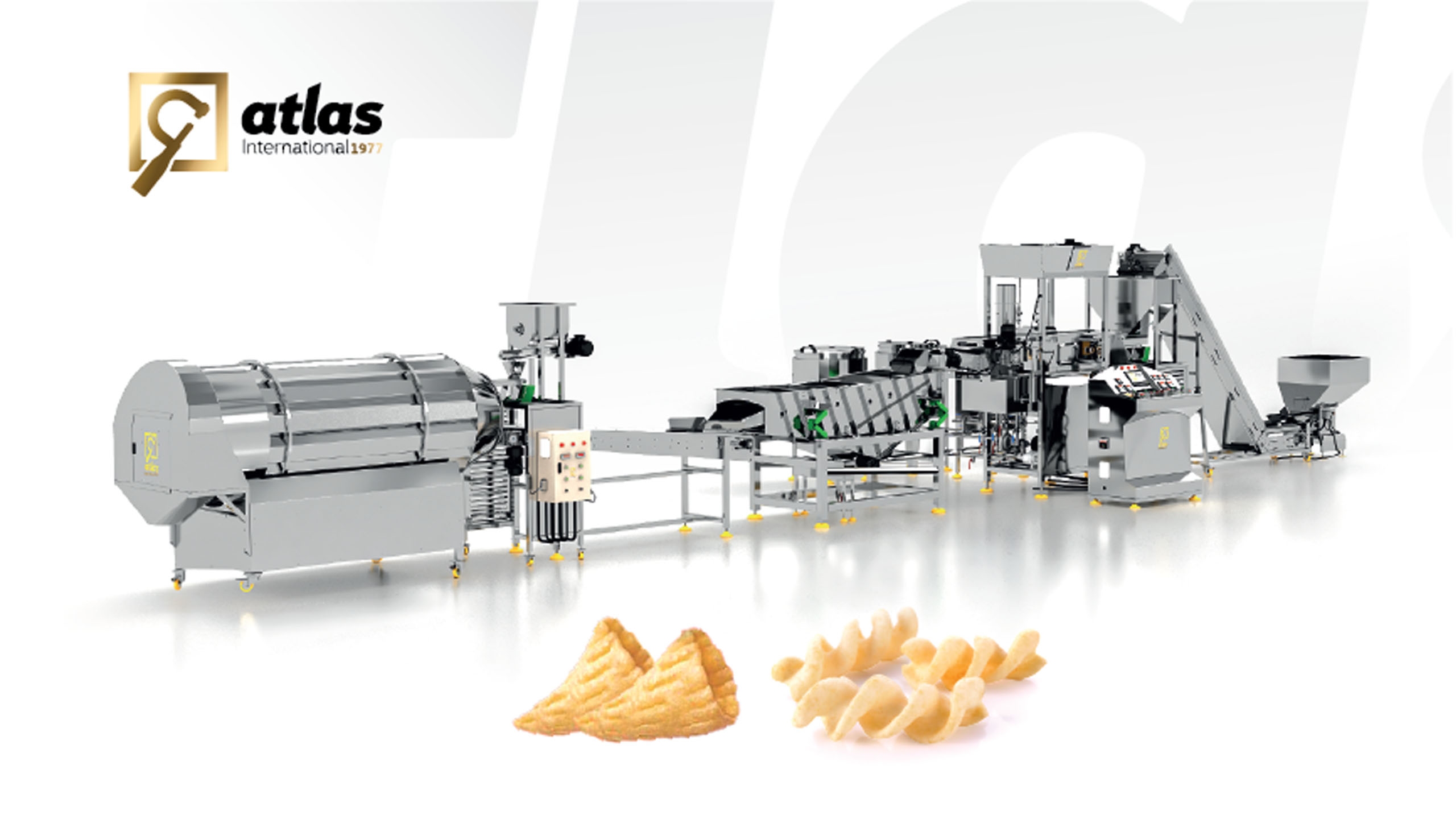 Types of pellet chips frying lines