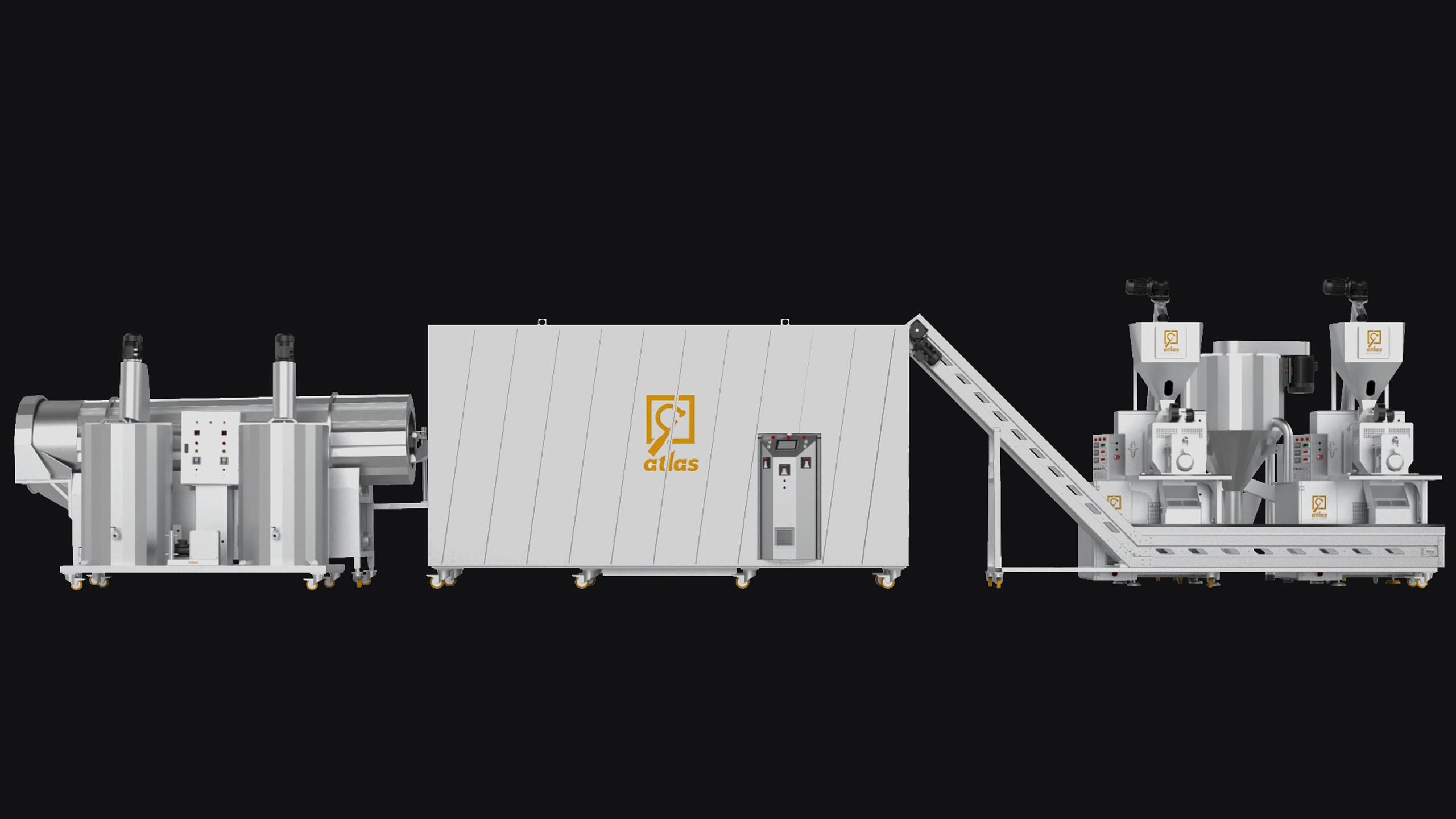  Double Corn chips Production line