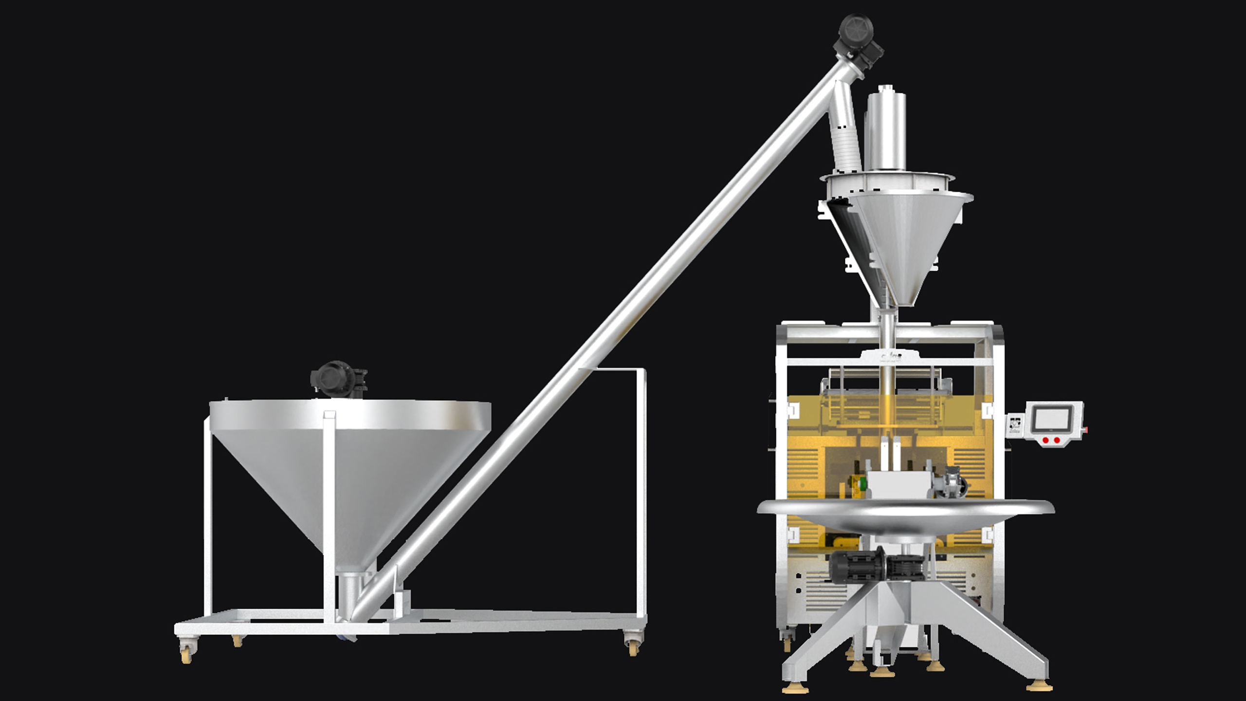  Filling and packaging machine - spiral system